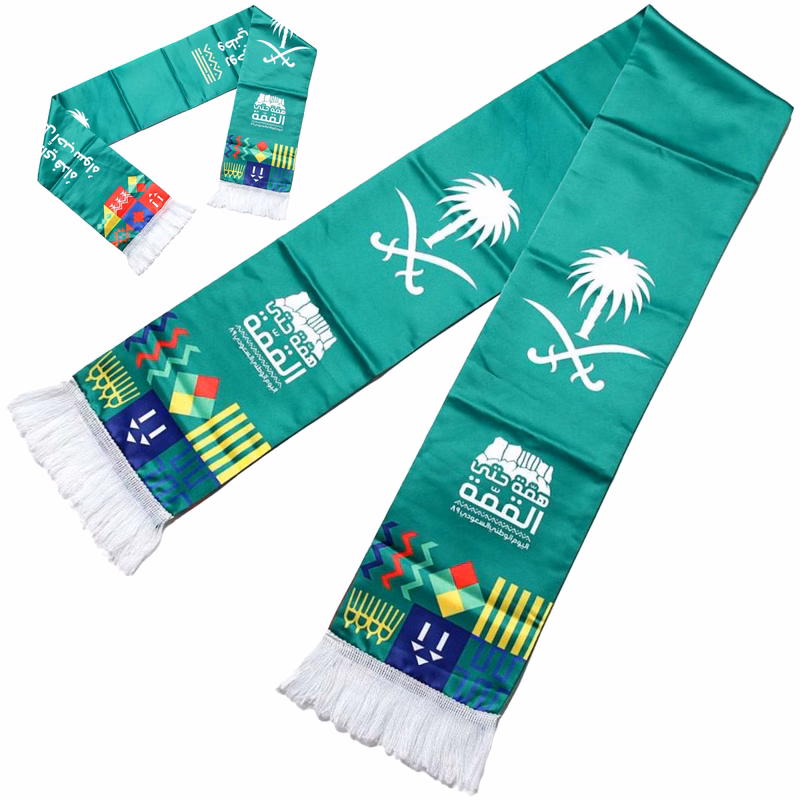 Premium Summer Sublimation Printing Scarf w/ Tassel