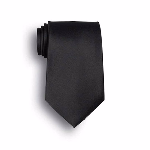 Black Silk Tie