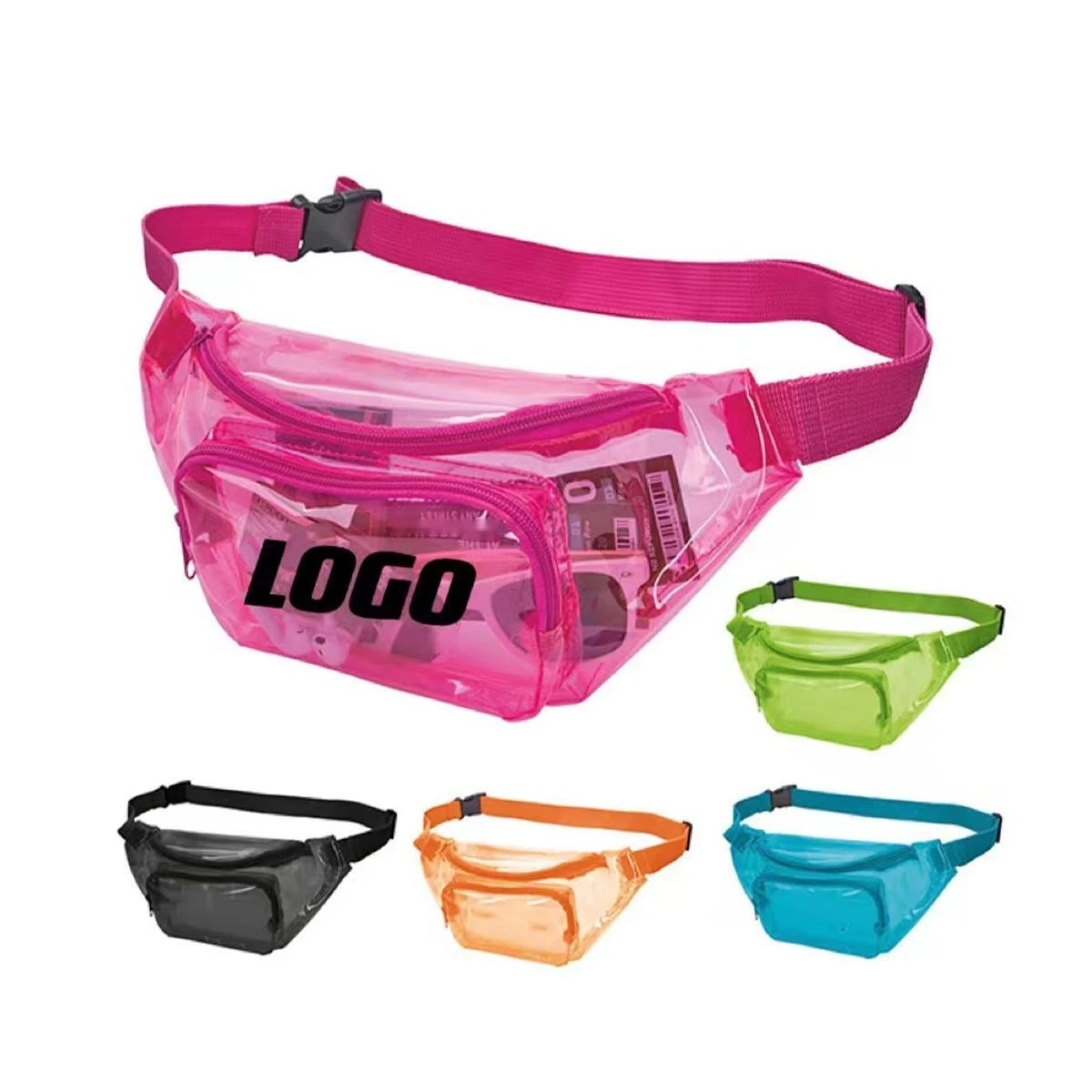 Clear Fanny Pack Water resistant Waist Bag 1