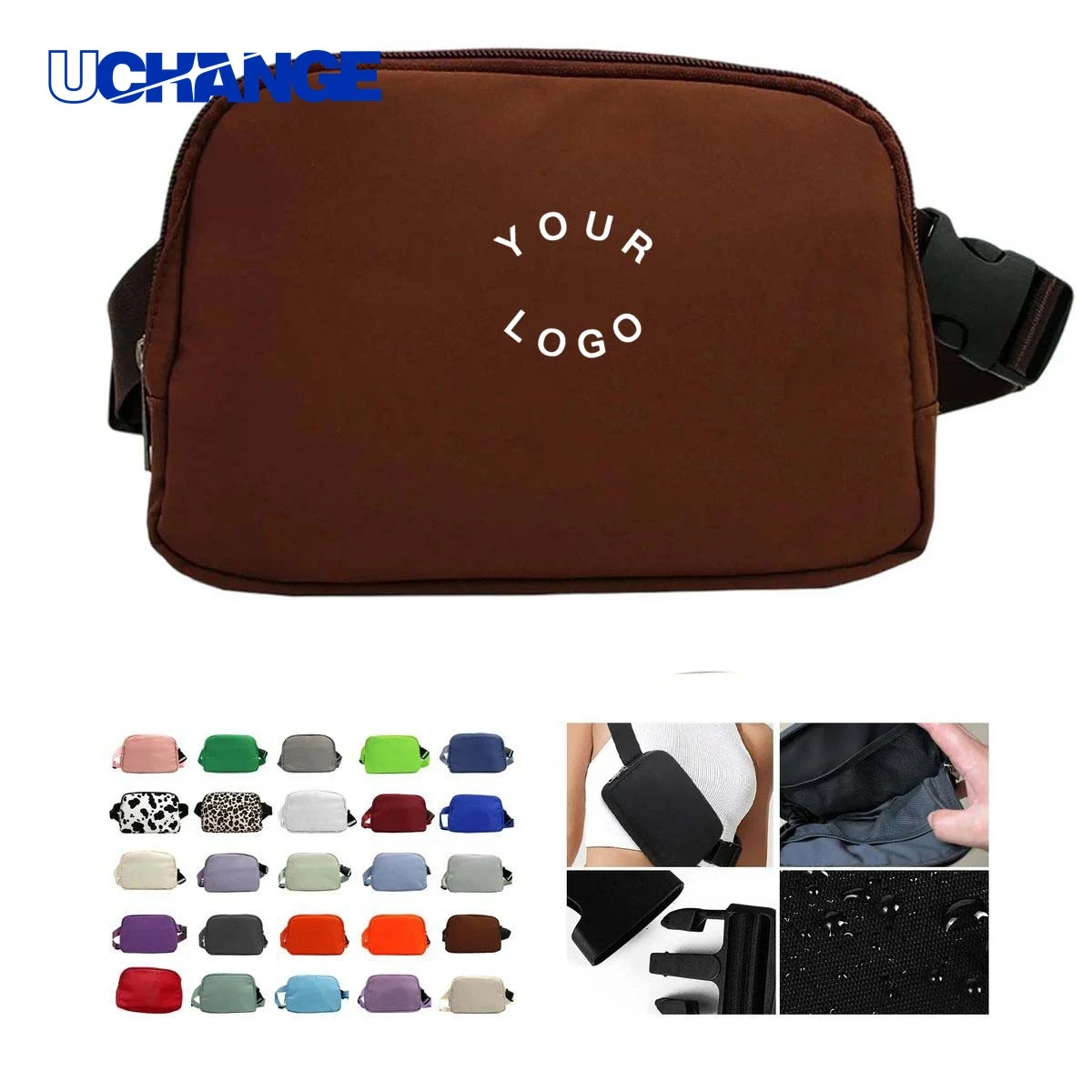 Waterproof Polyester Crossbody Shoulder Bag Organizer 1