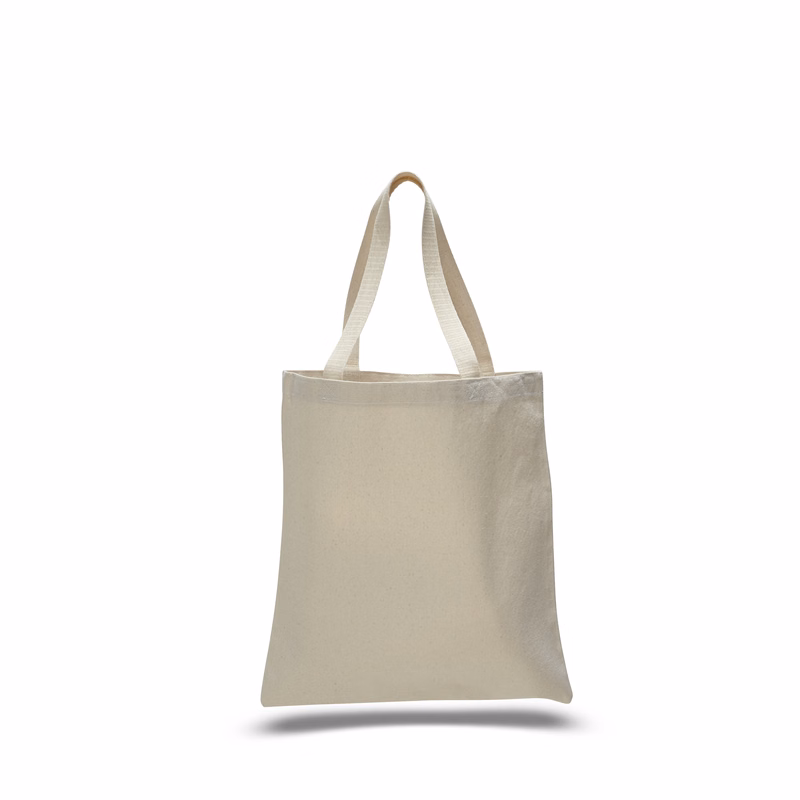 Heavy 12 oz. Cotton Canvas Promotional Tote Bag - Natural