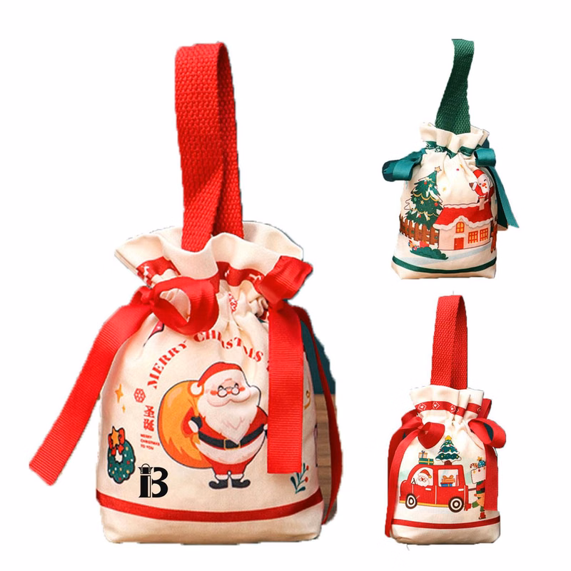 Christmas Canvas Gift Bag