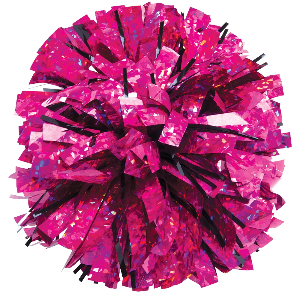 Custom Holographic Show Pom with Glitter 1