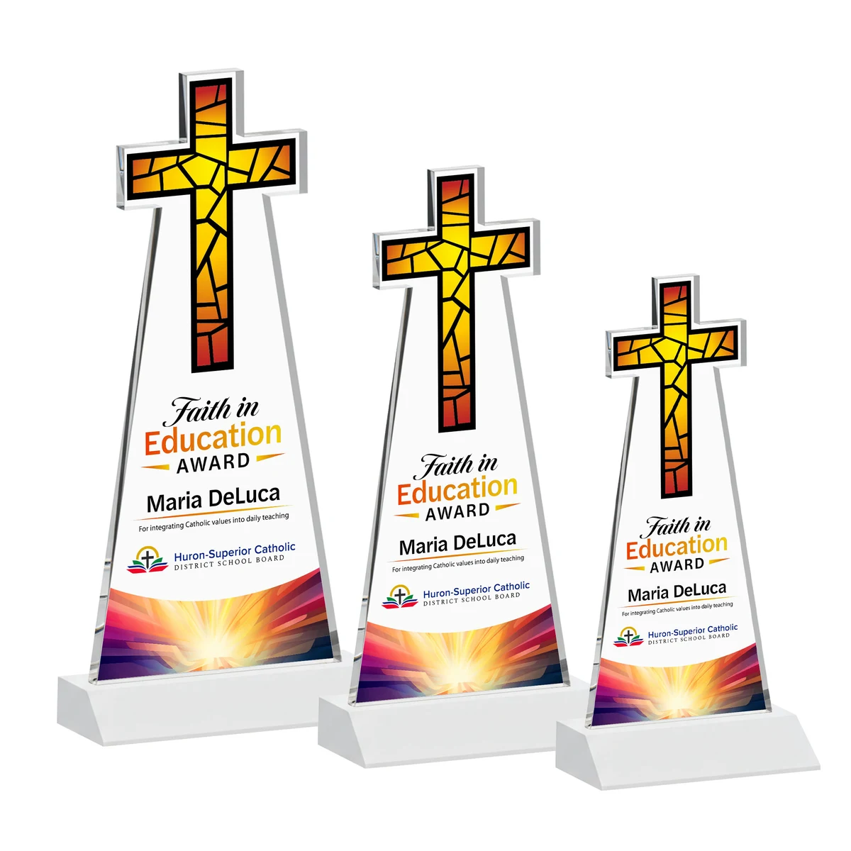 Cross VividPrint™ Award - White 1