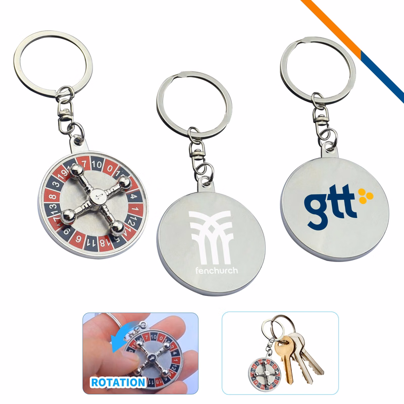 Turnex Roulette Spinner Keychain