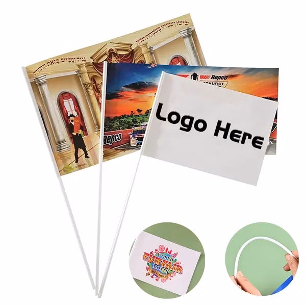 A5 Custom Small Stick Flags