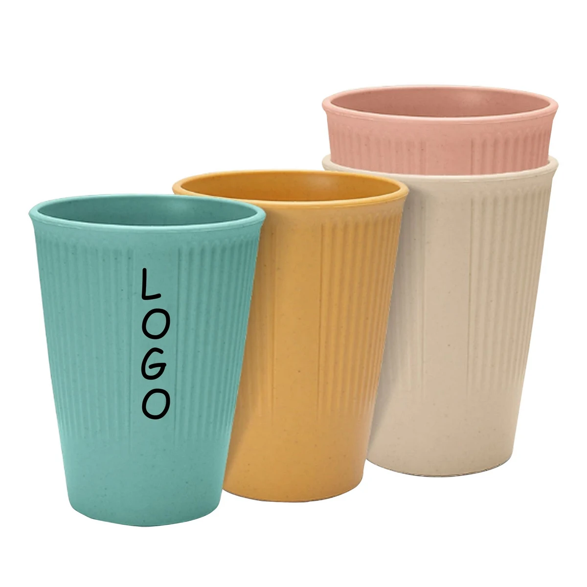 Reusable Eco-friendly Wheat Straw Water Mug 1
