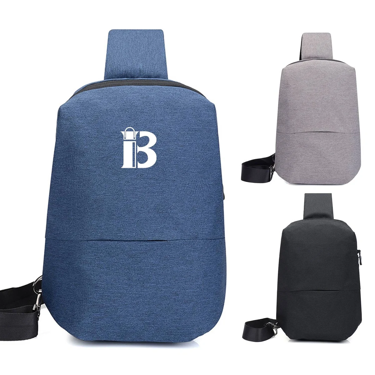 Men and women leisure simple casual chest bag backpack 1