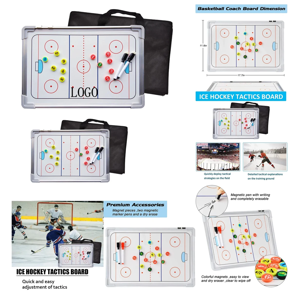 Tactical Drill Board for Coaches in Various Sports 1