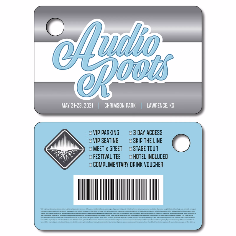 Laminated Plastic I.D./Wallet Card with Punch - 3.5x2.25 - 14 pt.