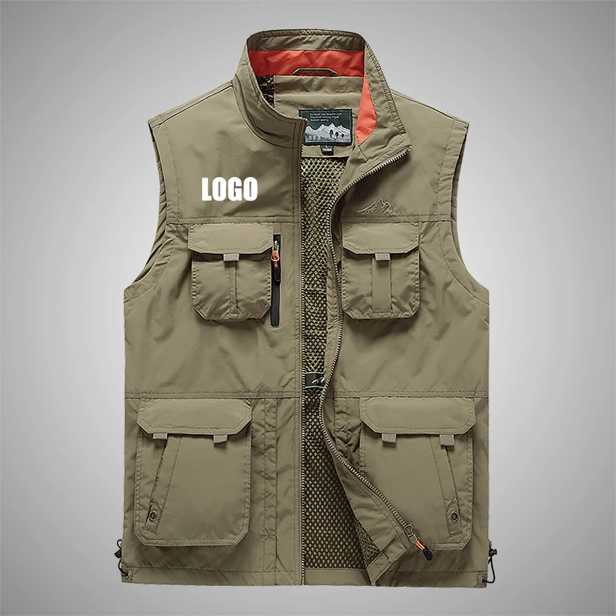 Stand Collar Fishing Outdoor Vest 1