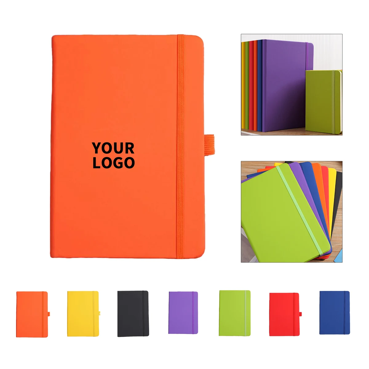 A5 Pu Leather Strap Notebook 200 Page 8.3" By 5.8" 1
