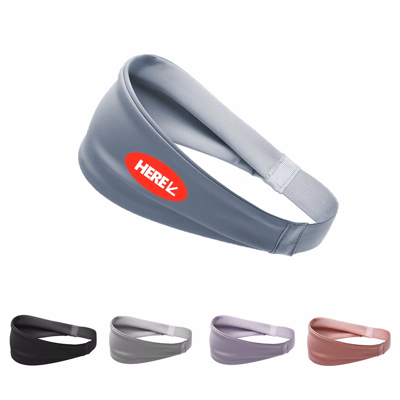 Wide Elastic Sports Headband