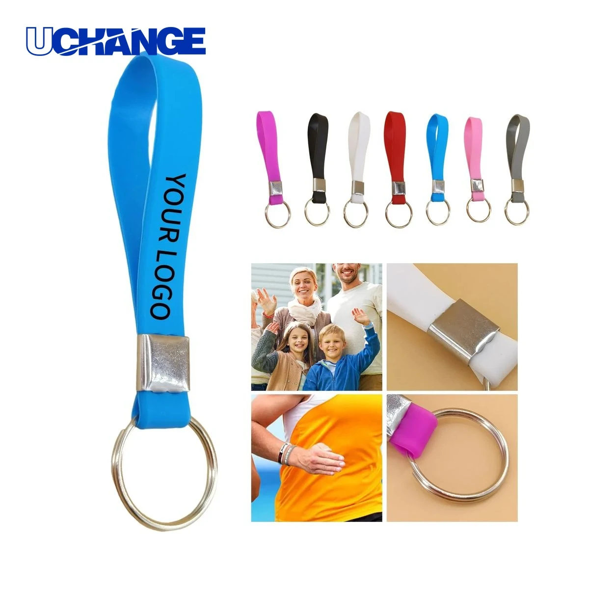 Silicone Wristband Key Chain Keychain for Daily Carry 1