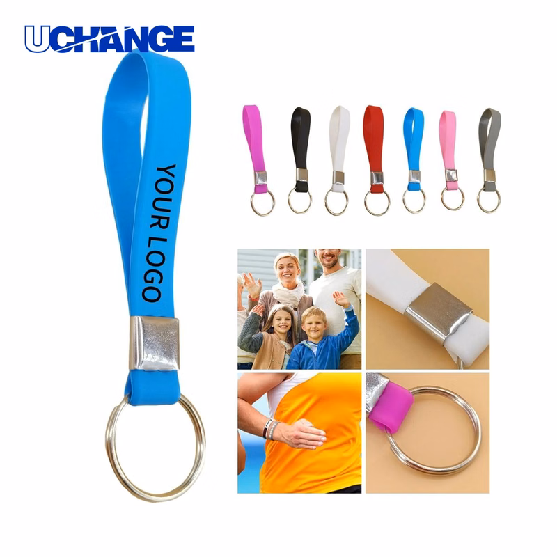 Silicone Wristband Key Chain Keychain for Daily Carry