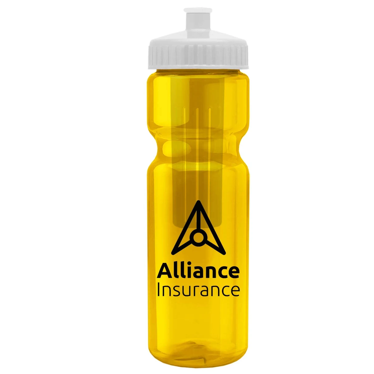 Champion - 28 oz. Transparent Bottle with Push pull and Infuser 1
