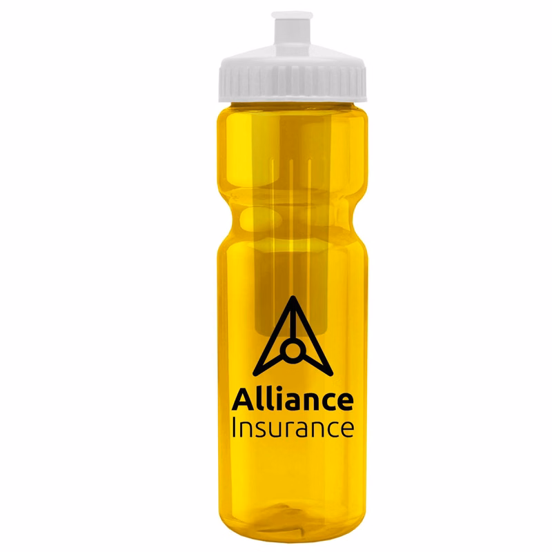 Champion - 28 oz. Transparent Bottle with Push pull and Infuser