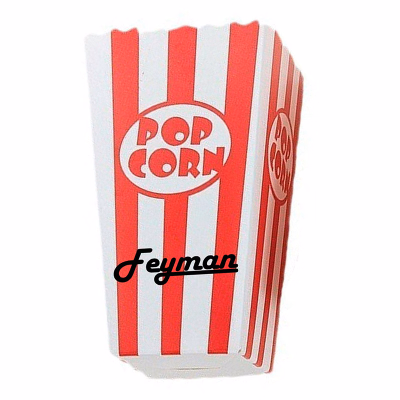 Cinema Disposable Oil-proof Popcorn Box