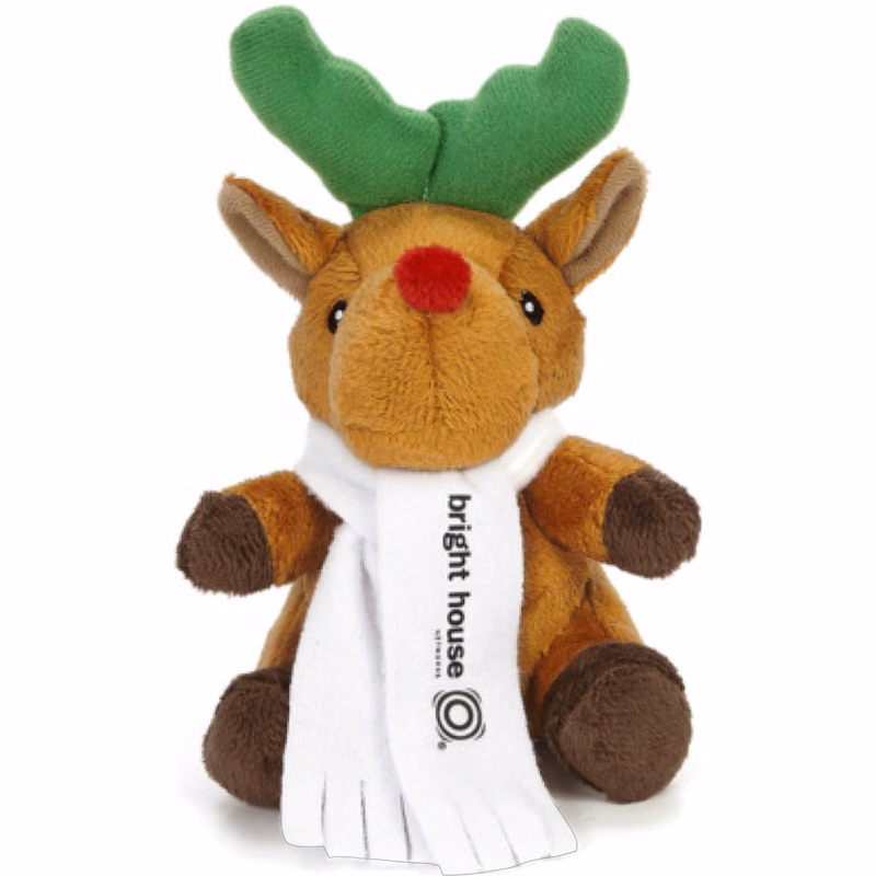 6" Christmas Plush- Deer