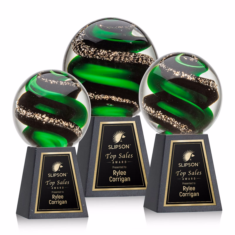 Zodiac Award on Tall Marble