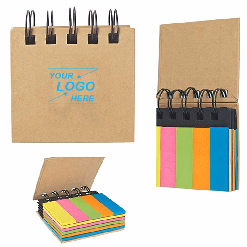 Neon Sticky Notes Spiral Notebook