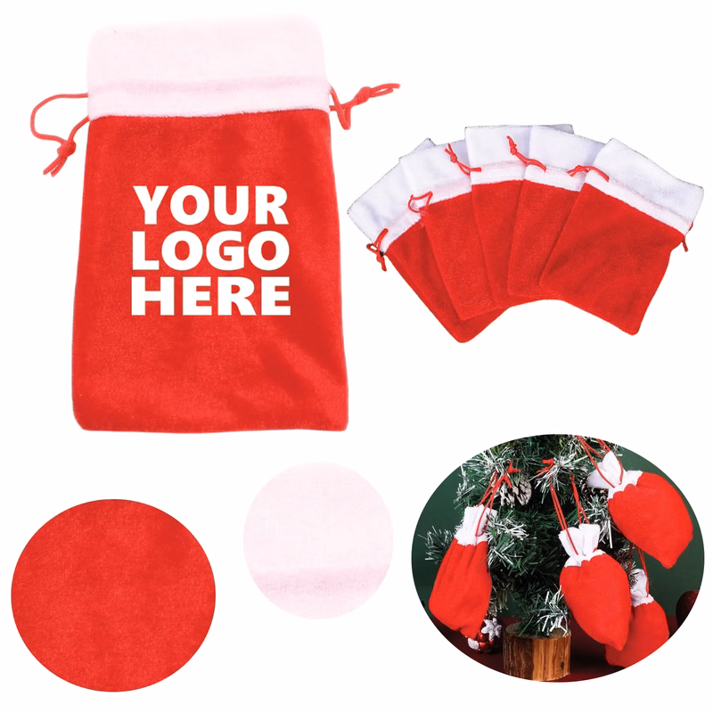 Christmas Drawstring Gift Bag
