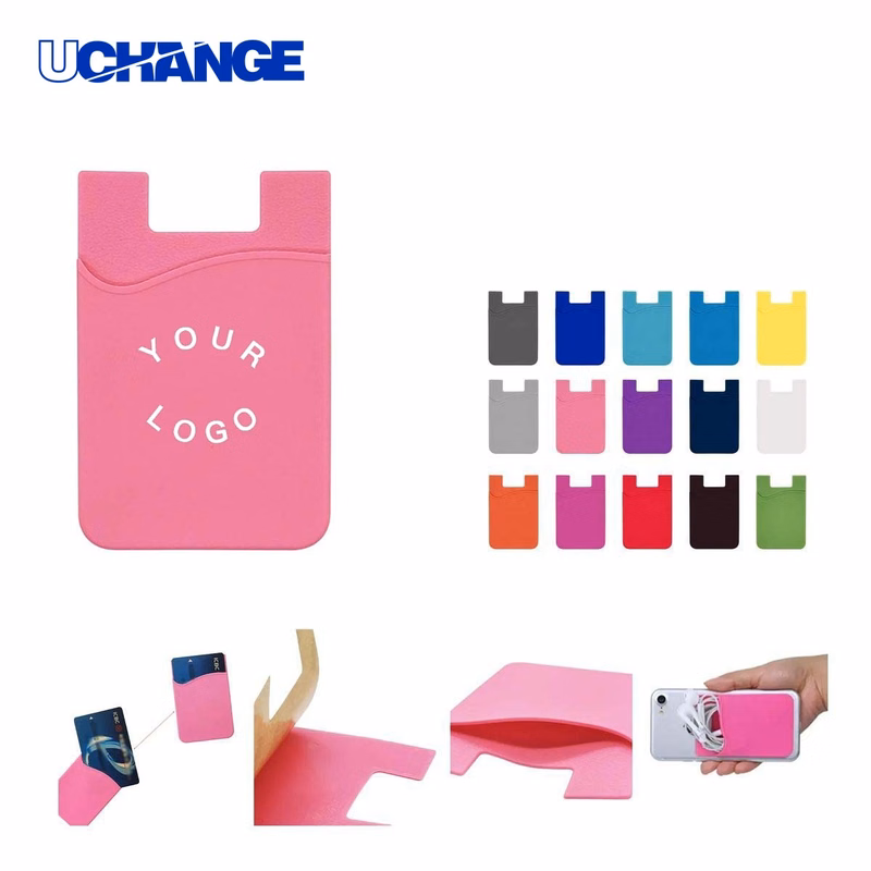 Silicone Card Holder Wallet Slim for Cash