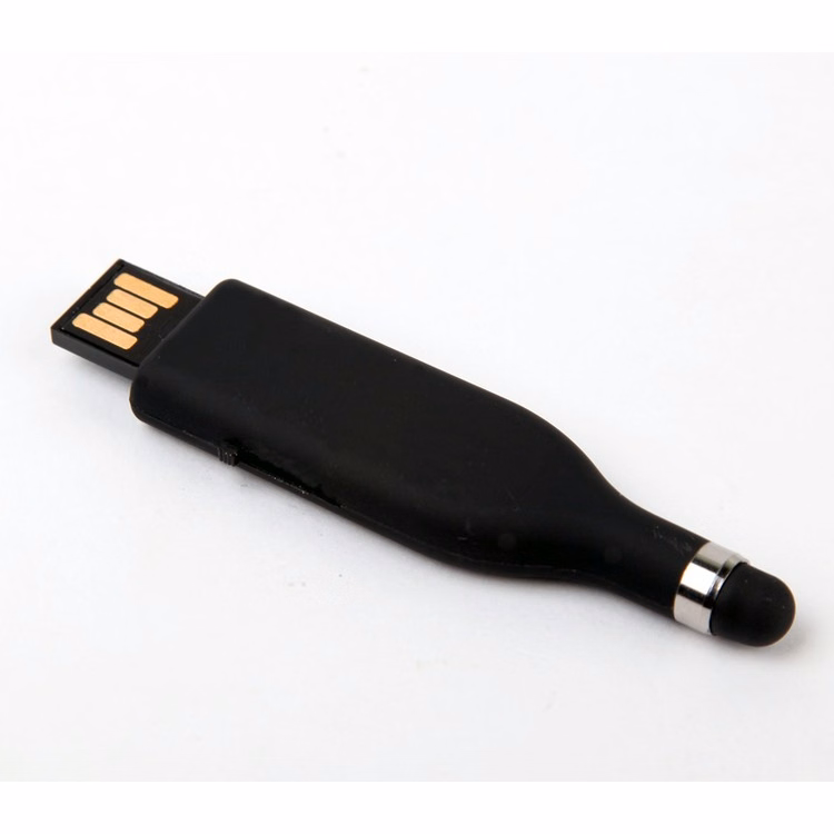Retractable Stylus USB Flash Drive, 4GB