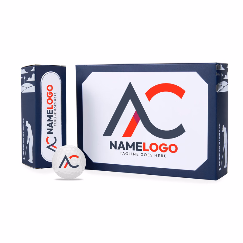 Distance Pro Golf Balls in Custom Box (Dozen)