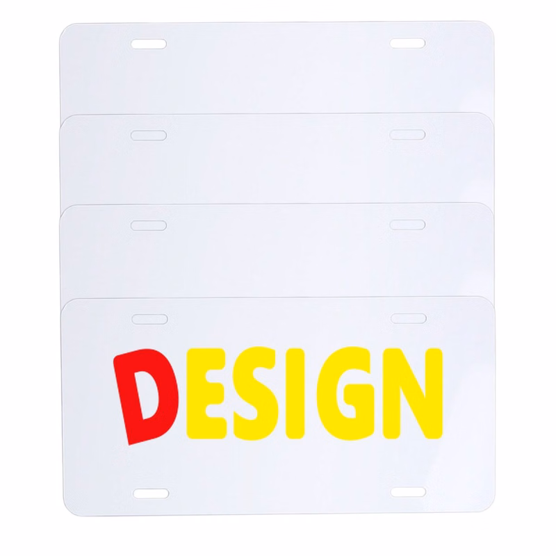 Blank License Plate