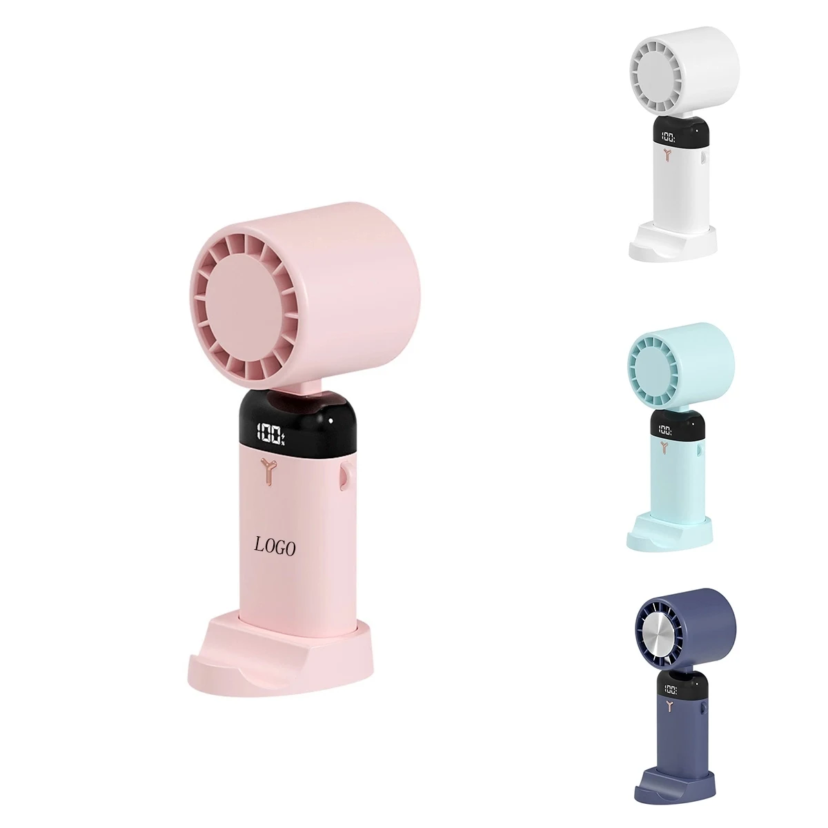Mini Fan with Phone Stand 1