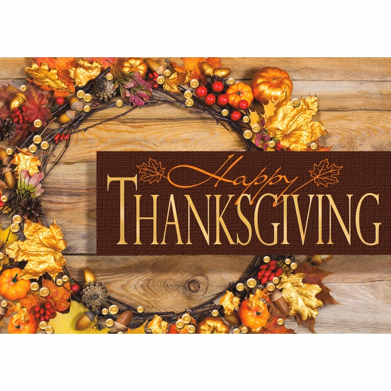 Autumn Harvest Thanksgiving Cards