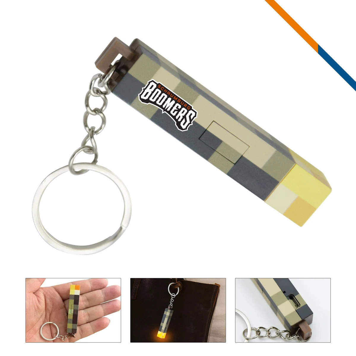 Tlish Torch LED Light Keychain 1