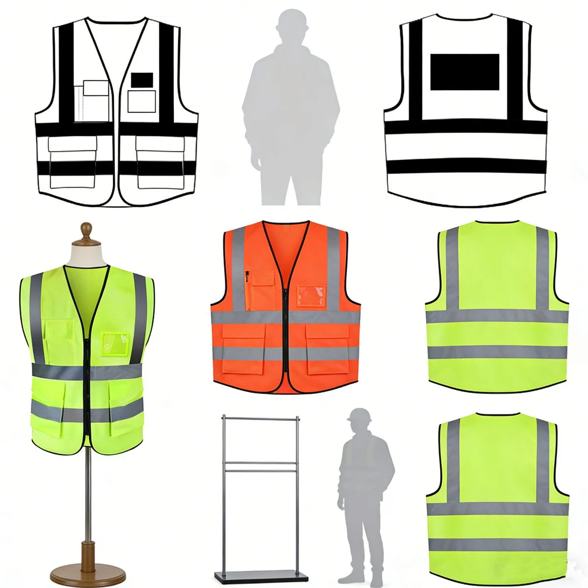 High Visibility Reflective Safety Vest 1