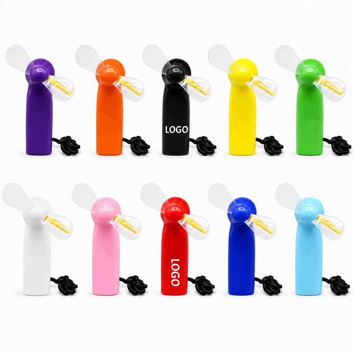 Custom Handheld LED Message Display Fan 1