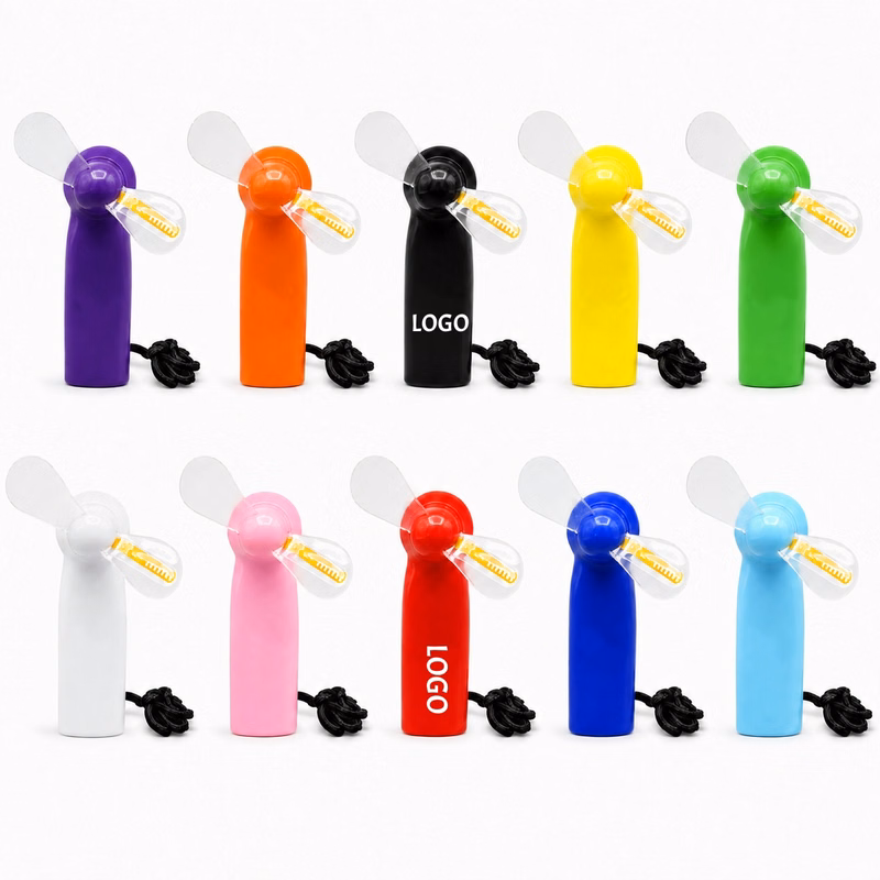 Custom Handheld LED Message Display Fan