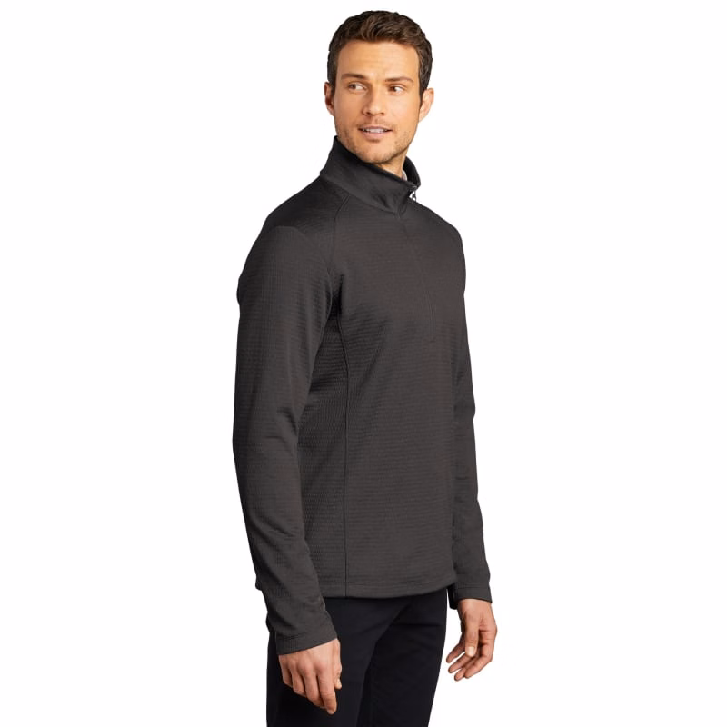 Port Authority Diamond Heather Fleece 1/4-Zip Pullover
