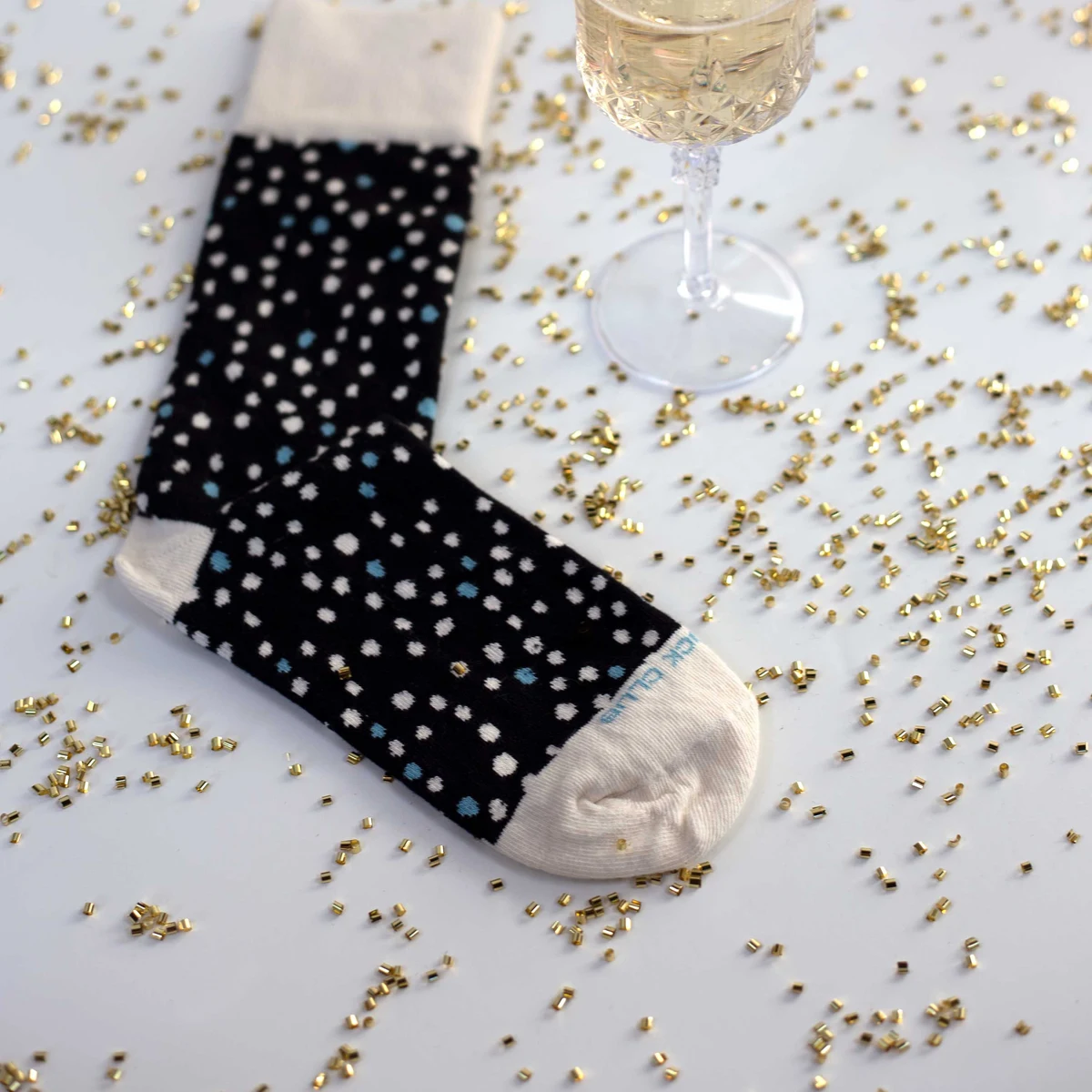 Cotton New Year's Eve Socks - Ring in the New Year with Festive Feet - American Made 1