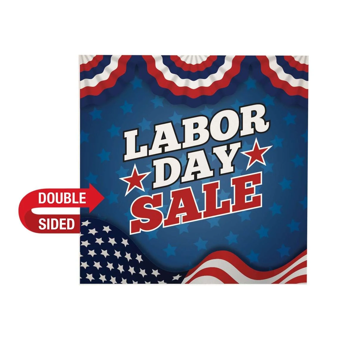 18" x 18" Corrugated Plastic Sign (Double-Sided) 1
