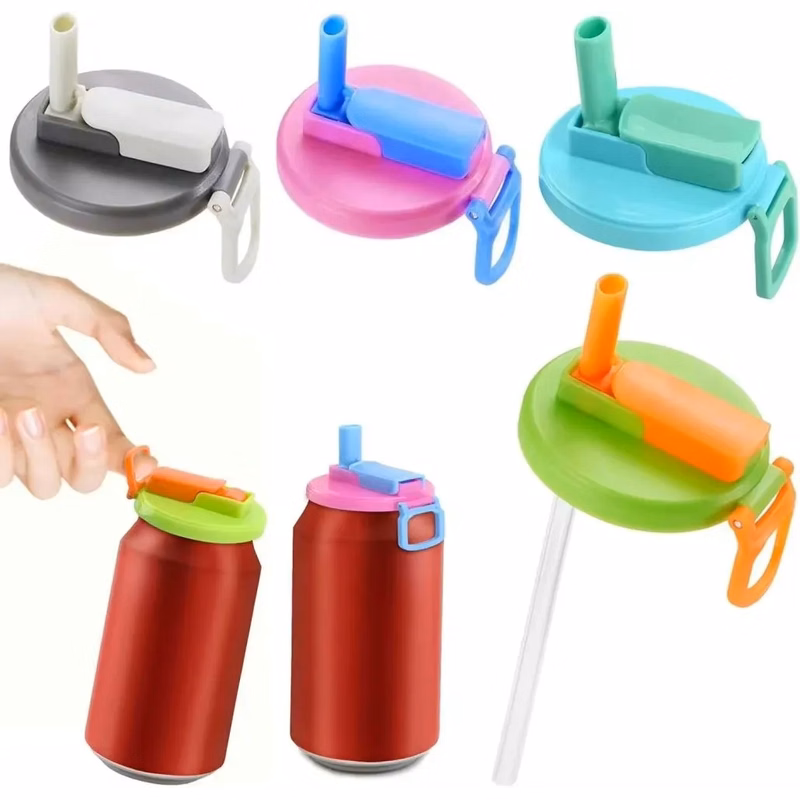 Can Covers with Straw Sleeve