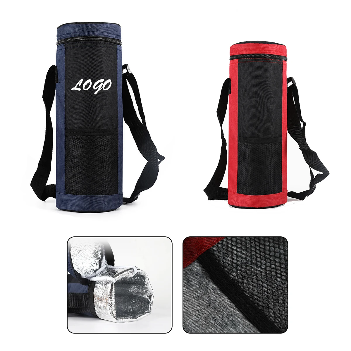 Crossbody Oxford Cloth Water Cup Insulation Bag 1
