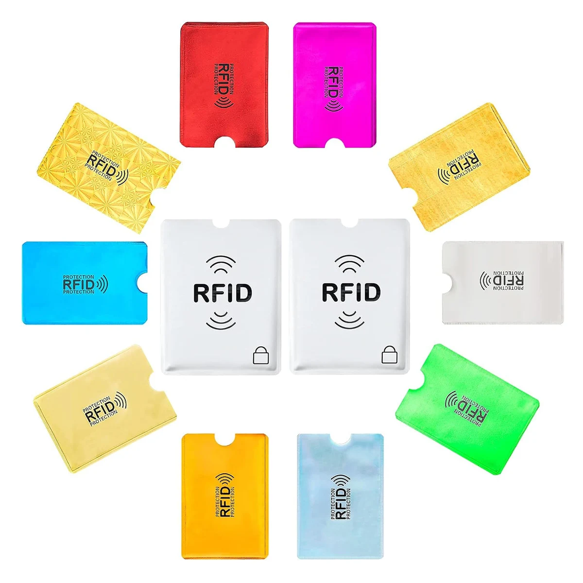 MOQ 500pcs RFID Blocking Sleeves 1