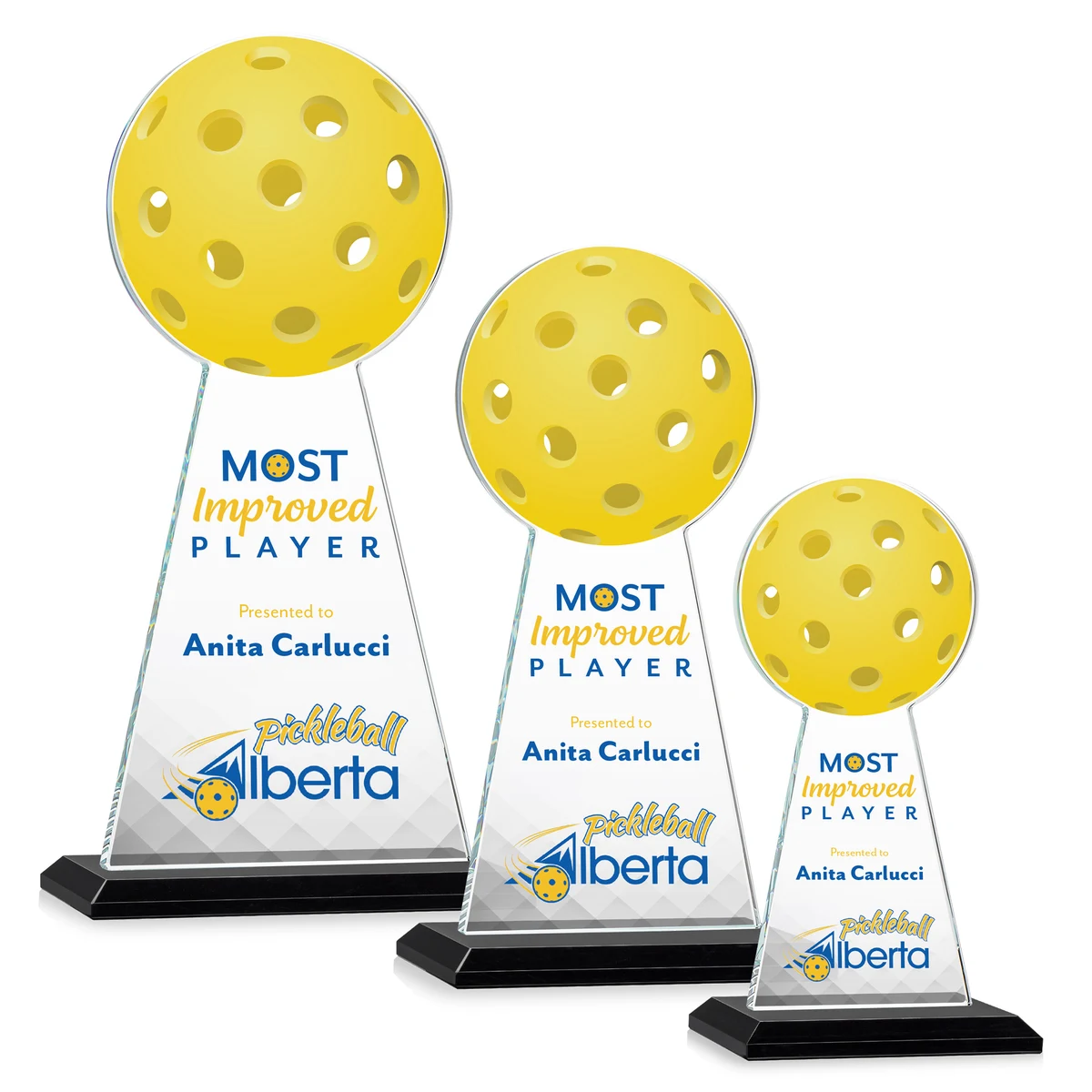 Edenwood Pickleball VividPrint™ Award - Black 1