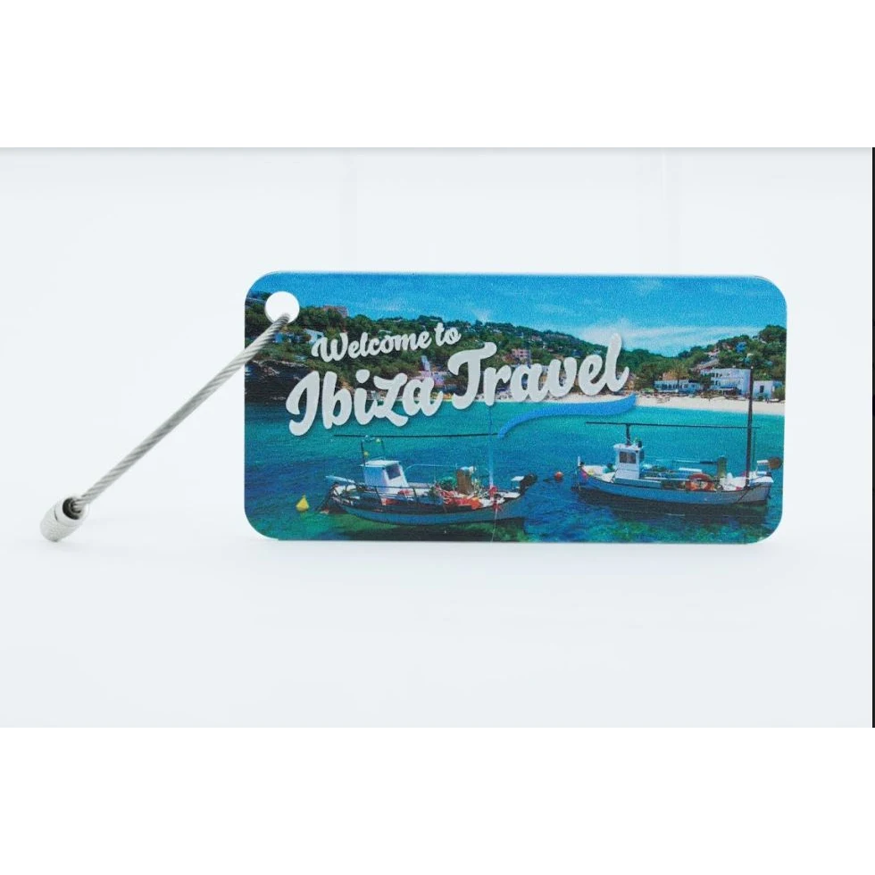 Madison Aluminum Luggage Tag (Silver) 1