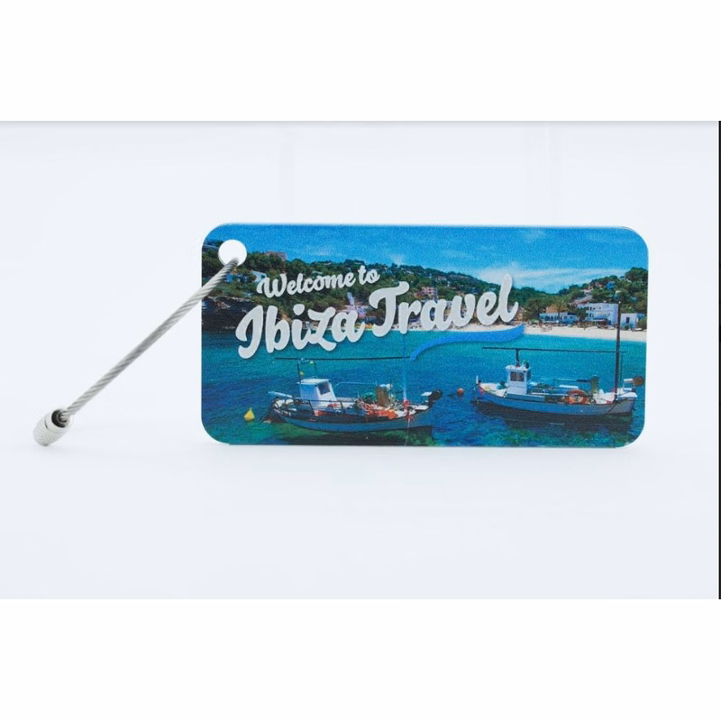 Madison Aluminum Luggage Tag (Silver)