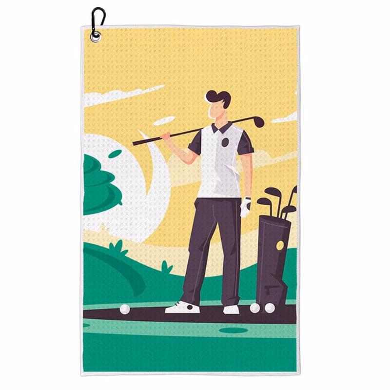 Custom Full Color Golf Towel