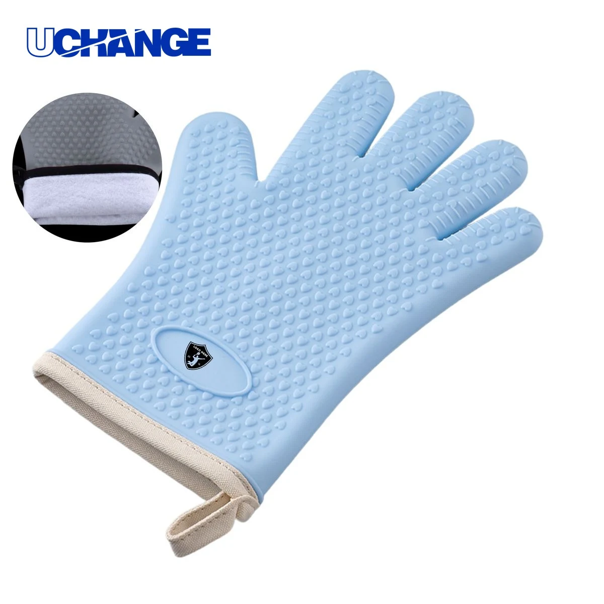 Silicone Oven Mitts Heat Resistant Kitchen Gloves 1