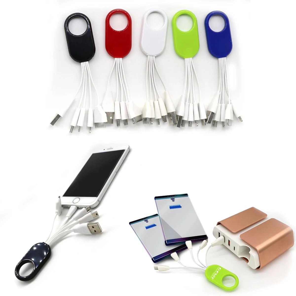 Customizable logo 5 in1 Charging Cable 1