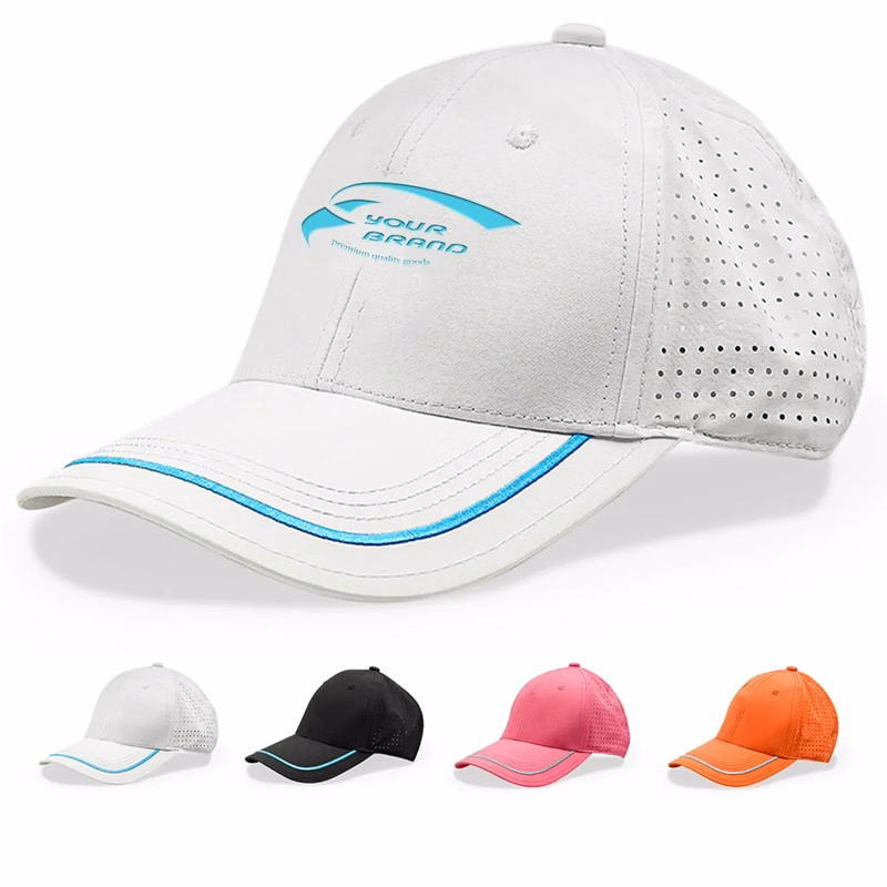 Sun Protection Lightweight Perforated Breathable Golf Cap