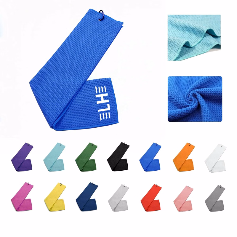 Ultra-Fine Microfiber Golf Towel with Clip